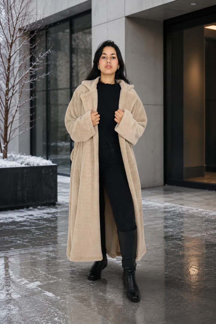 Manteau Shearling Luxe