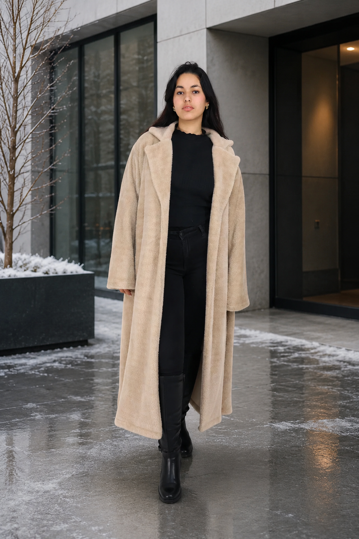 Manteau Shearling Luxe