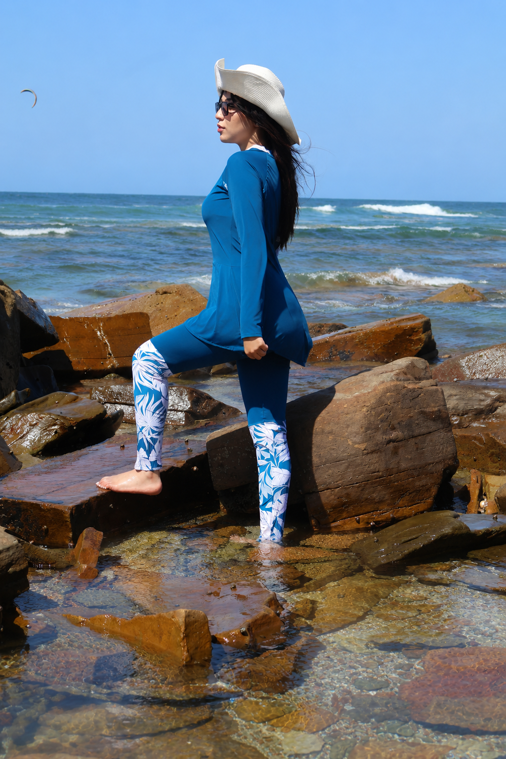 Burkini Azure Wave – Maillot de Bain