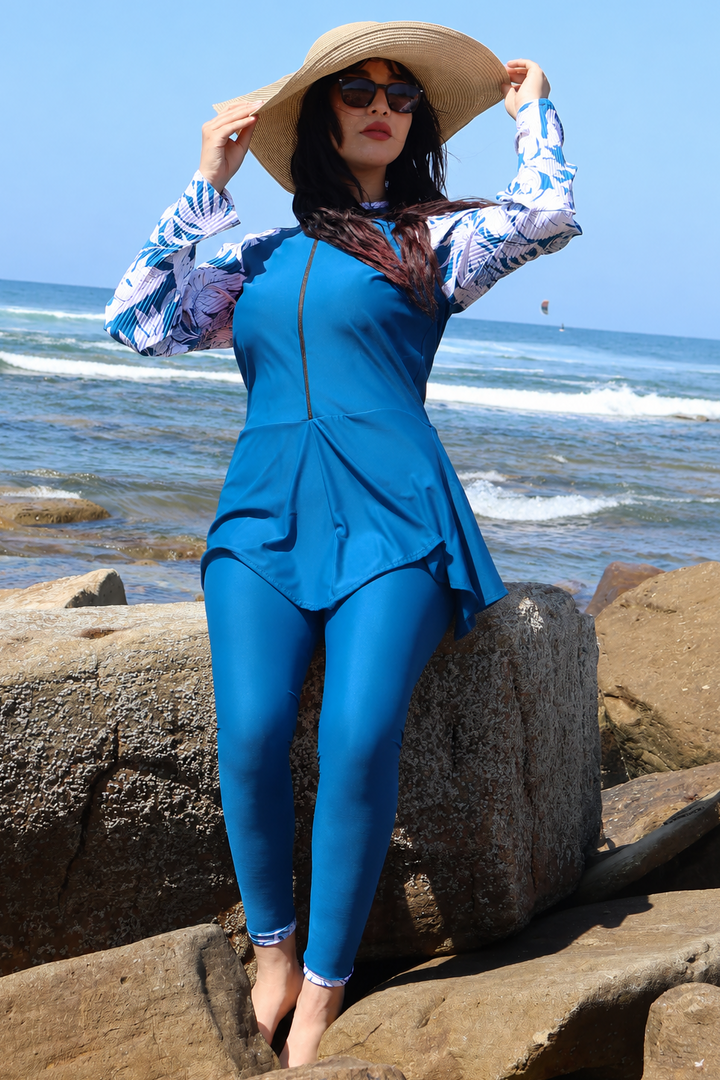 Burkini Femme Bleu Azuréa