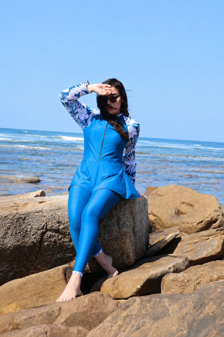 Burkini Femme Bleu Azuréa