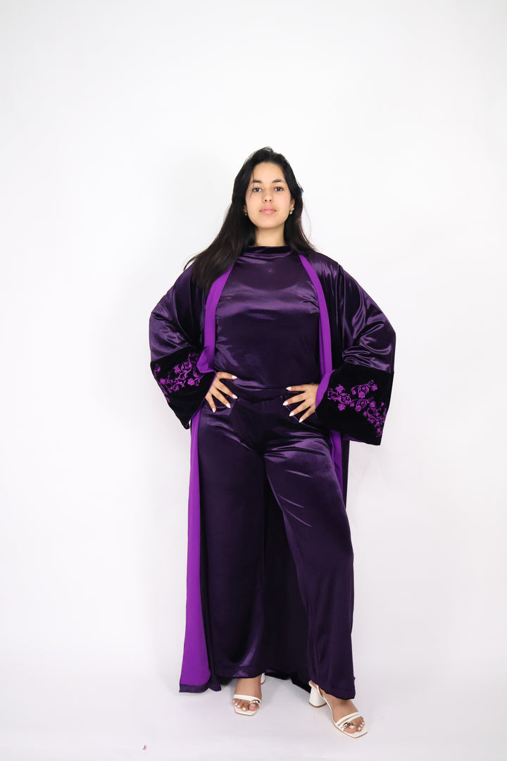 Caftan Velvet Amira – 3 Pièces