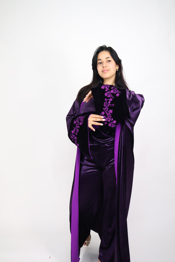 Caftan Velvet Amira – 3 Pièces