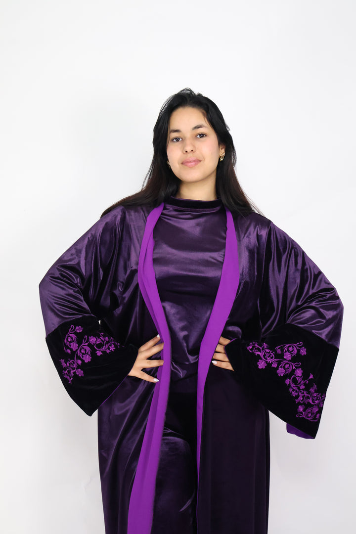 Caftan Velvet Amira – 3 Pièces
