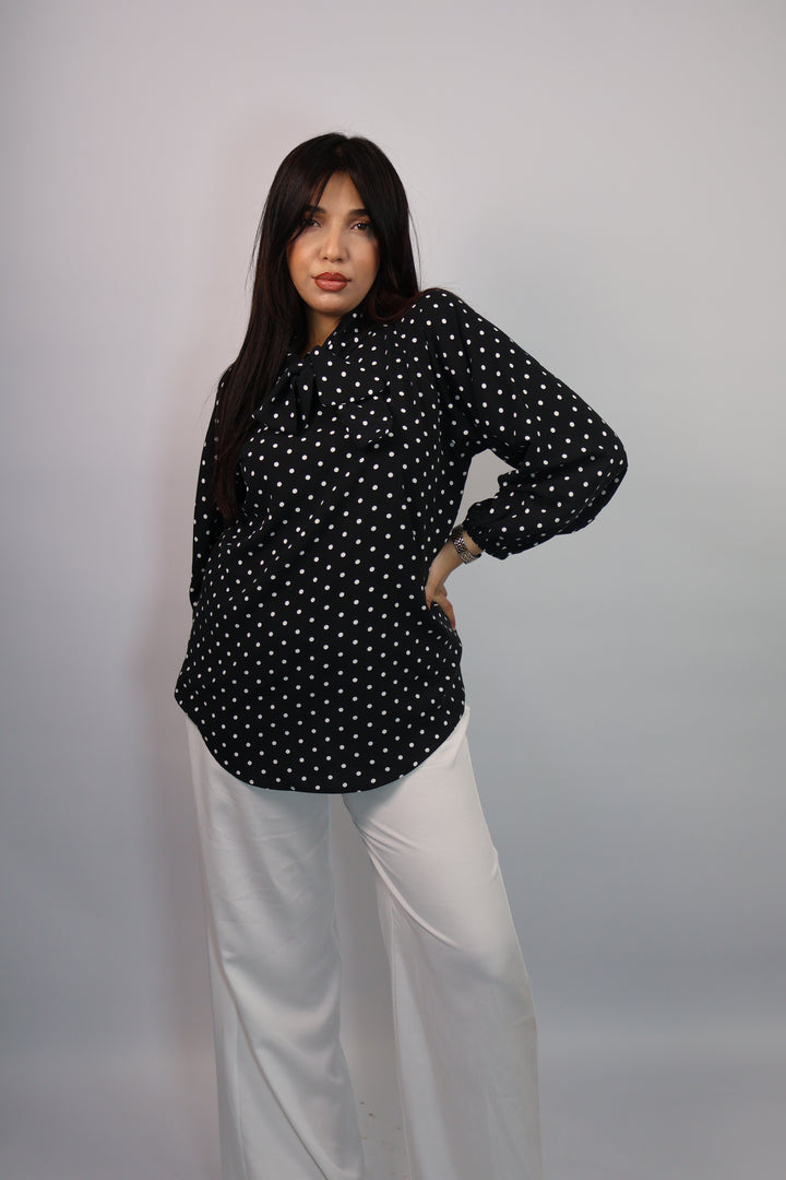 Blouse Éclipse Pois
