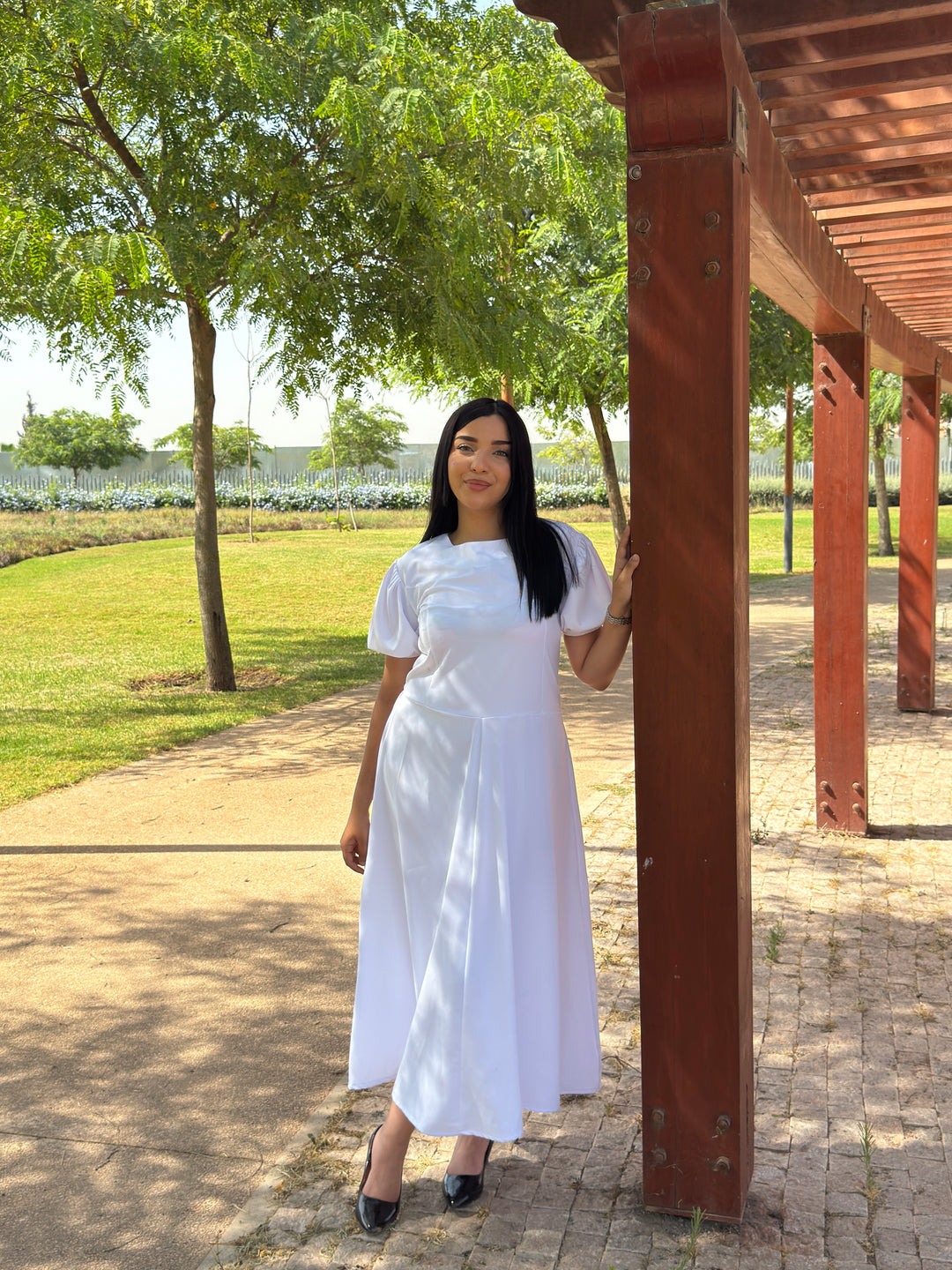 Celeste White Maxi Dress – Robe Longue Blanche Élégante pour Femme