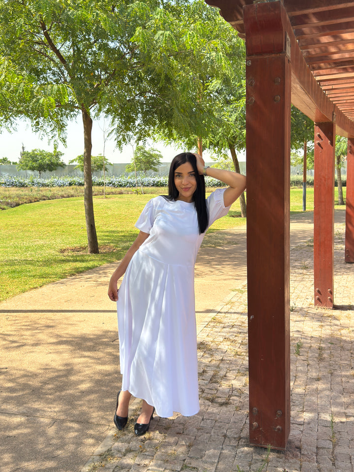 Celeste White Maxi Dress – Robe Longue Blanche Élégante pour Femme