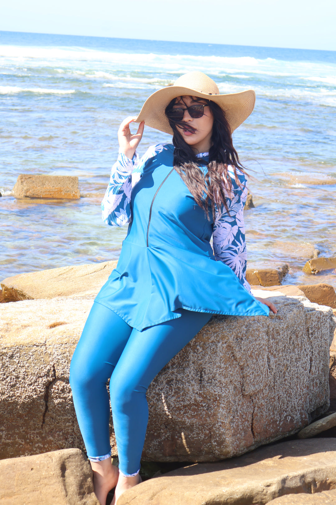 Burkini Femme Bleu Azuréa