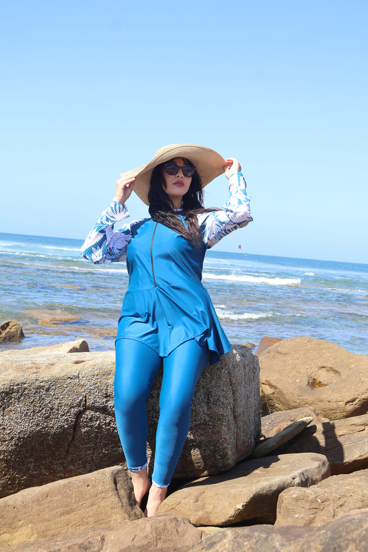 Burkini Femme Bleu Azuréa