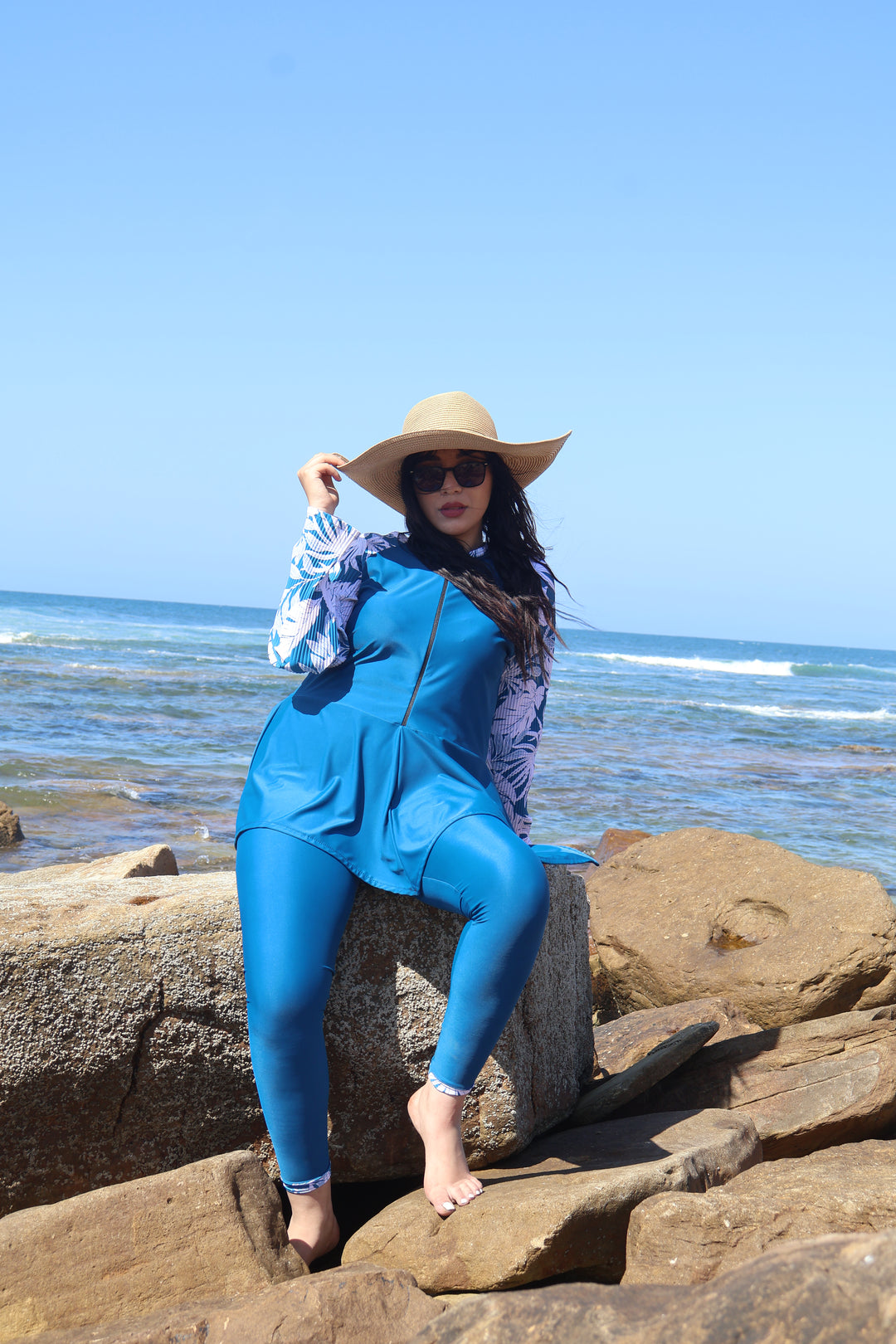 Burkini Femme Bleu Azuréa