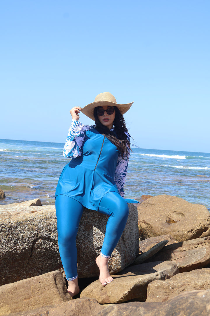 Burkini Femme Bleu Azuréa