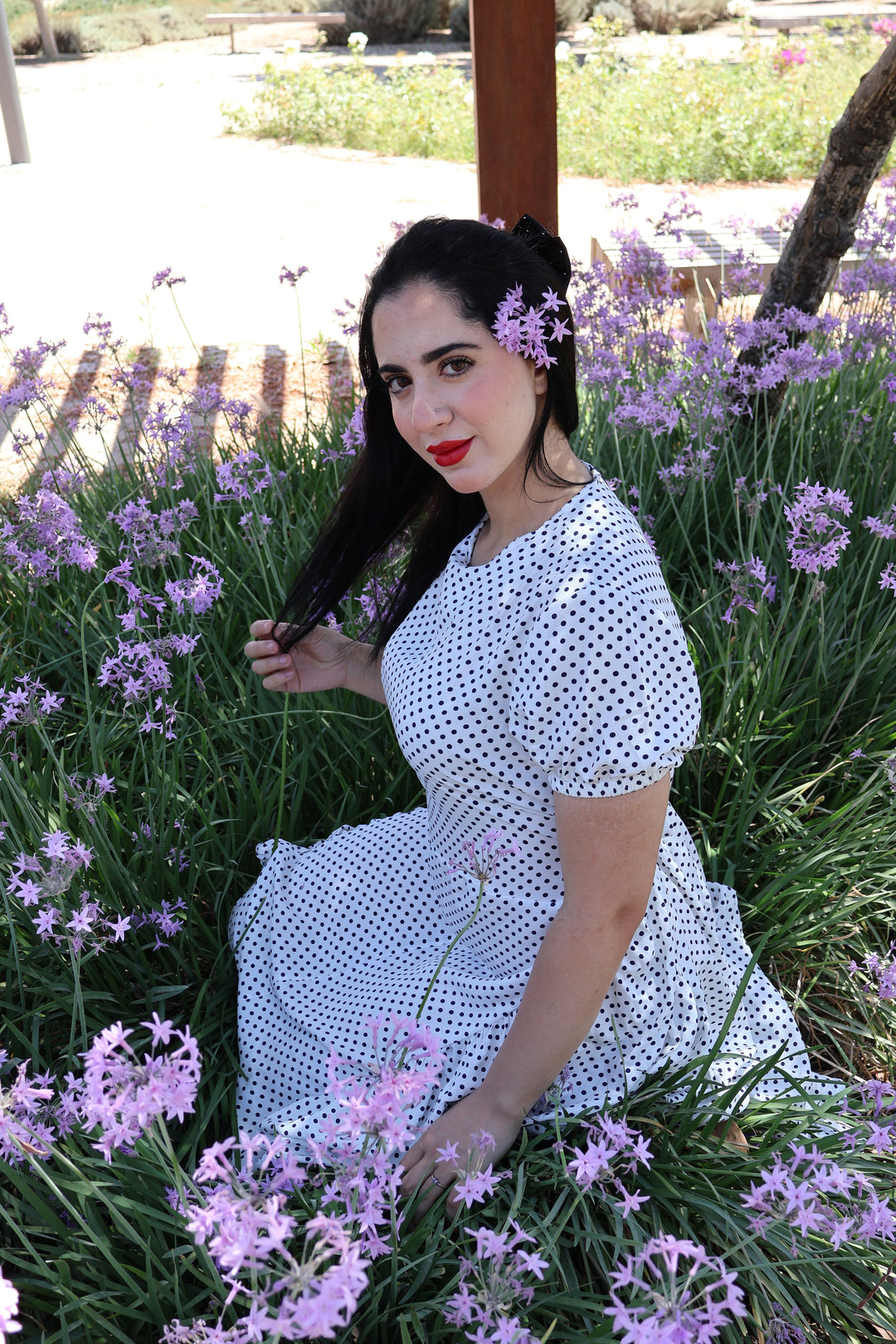 Polka Dots Maxi Dress
