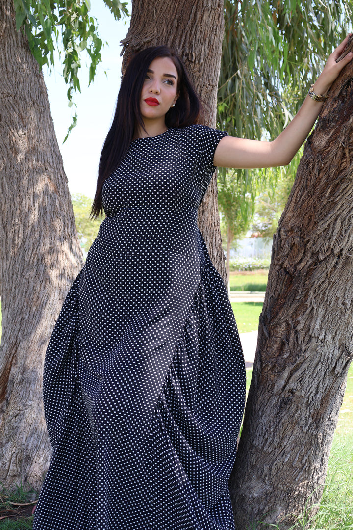 Polka Dots Maxi Dress