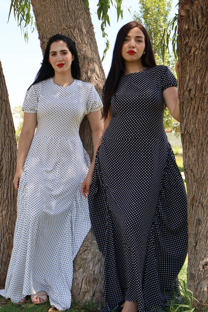 Polka Dots Maxi Dress