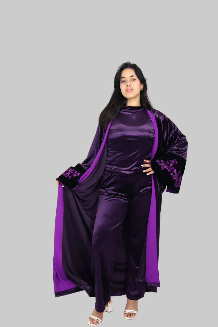 Caftan Velvet Amira – 3 Pièces