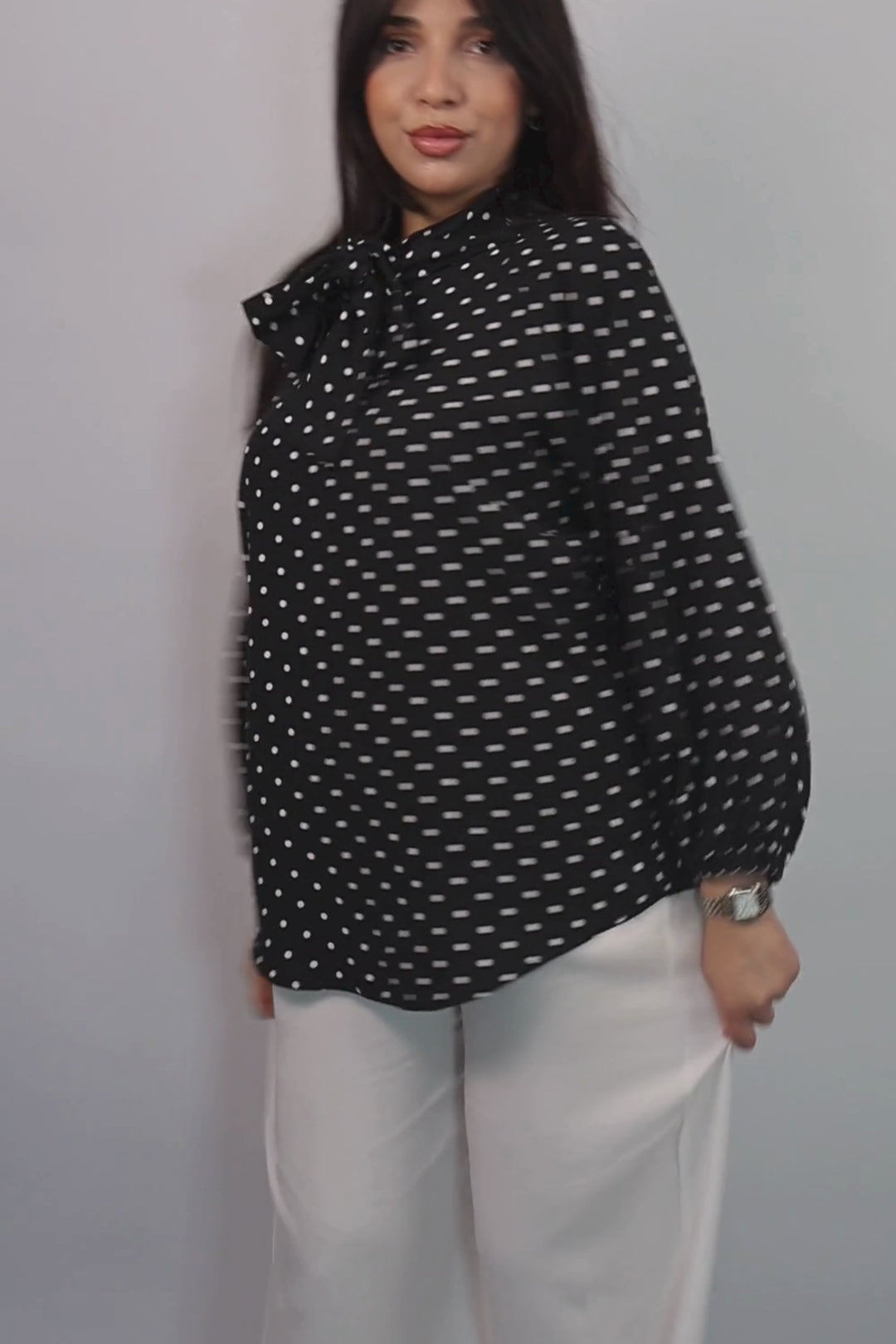 Blouse Éclipse Pois